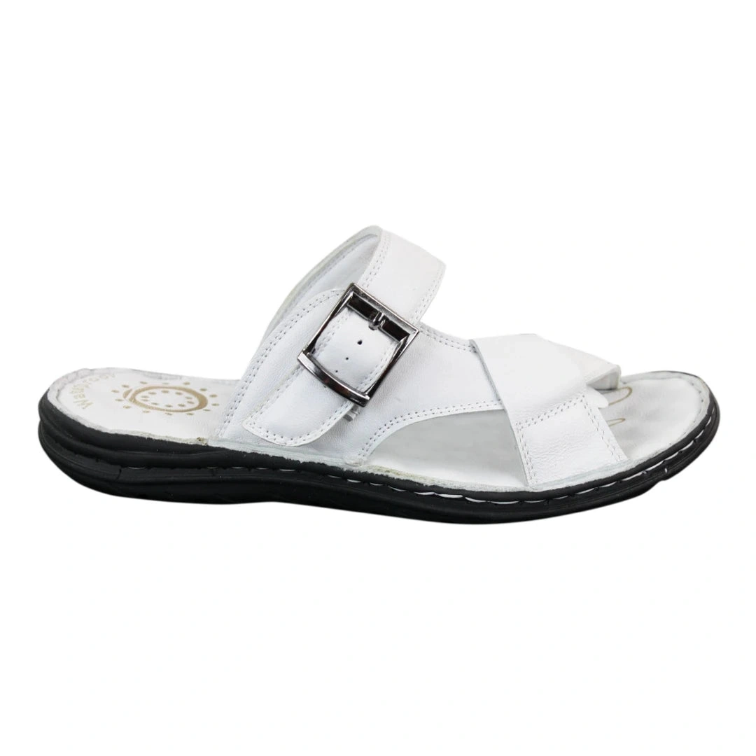 Wyndham W07: Mules de cuero genuino para hombre, cómodas y resistentes al agua. ¡El verano te espera!